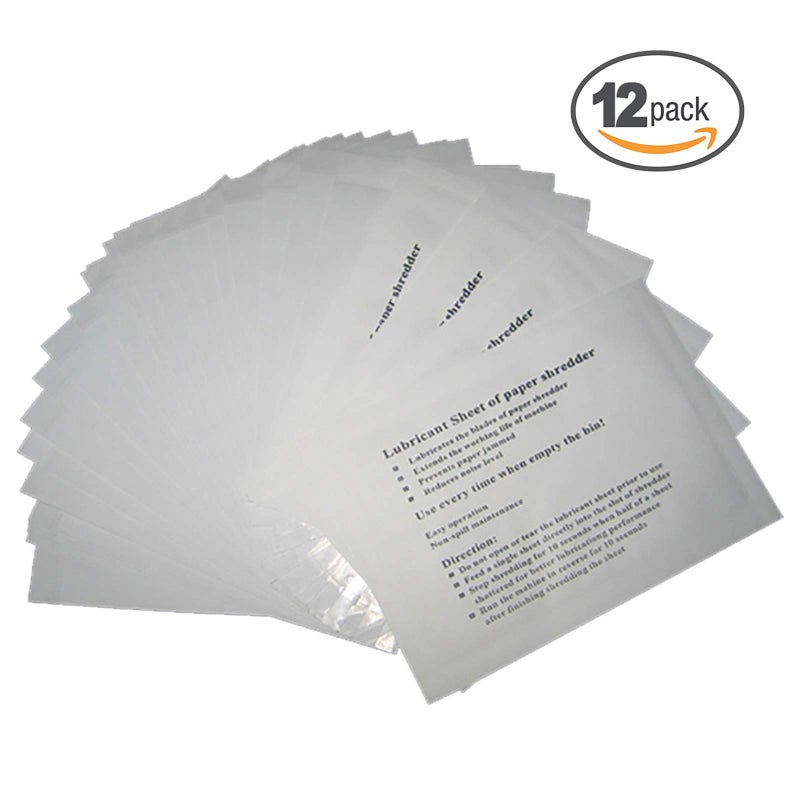 VANRA Shredder Lubricant Sheets (Pack of 12) - Image 3